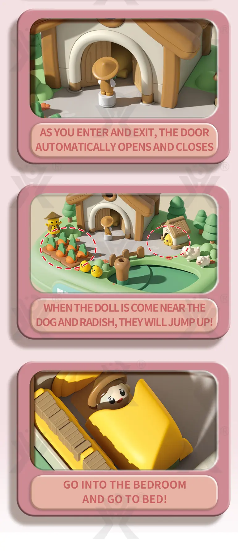 Children’s Magnetic Doll House Toy Table Game, Educational Family Fun Toy (TB-5071881) — illustrated product details, panel 7