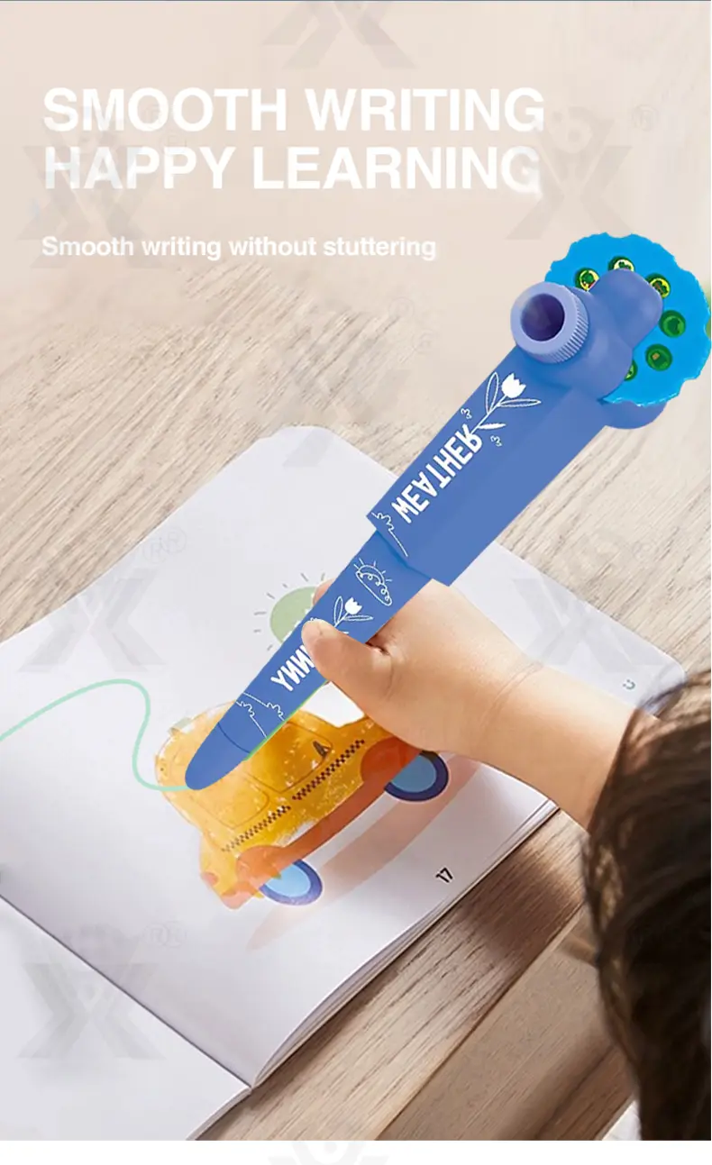 Multifunctional Projection Pen Toy -Educational Toys Supply In Bulk (TB-4518569) — illustrated product details, panel 4