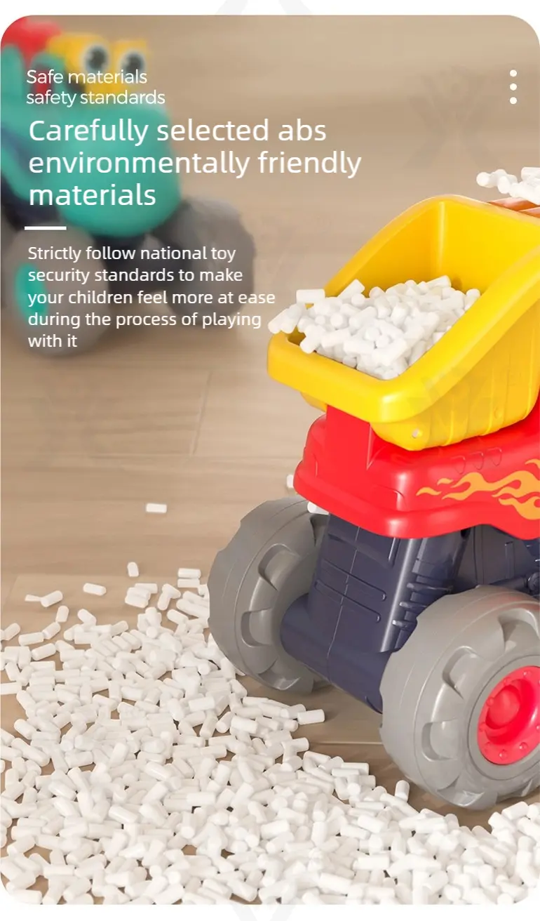 Pull Back Monster Car Toy, Fun Monster Construction Truck (TB-4213269) — illustrated product details, panel 9