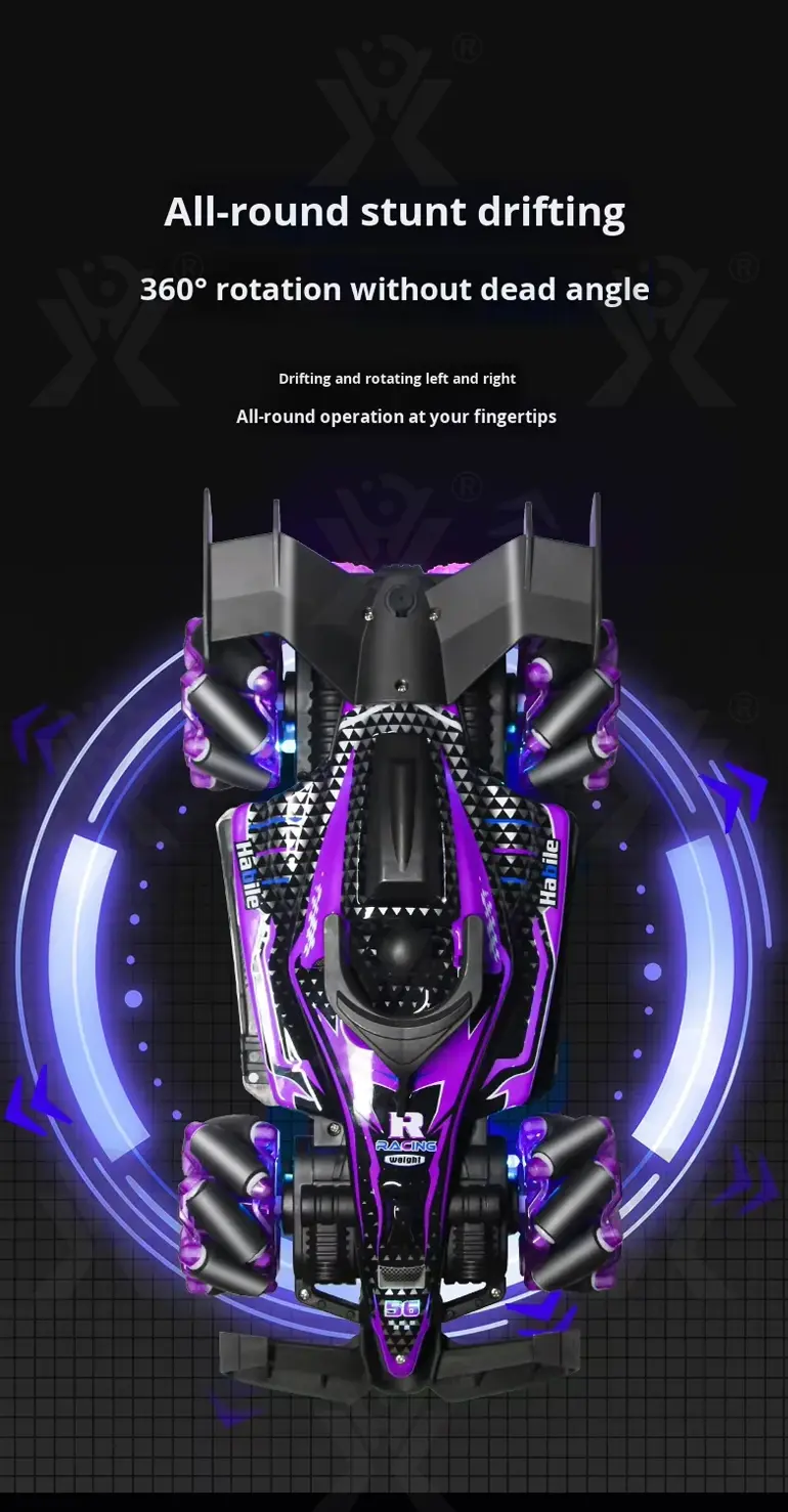 RC Double Spray Racing Car, Formula 1 (TB-4262251) — illustrated product details, panel 3