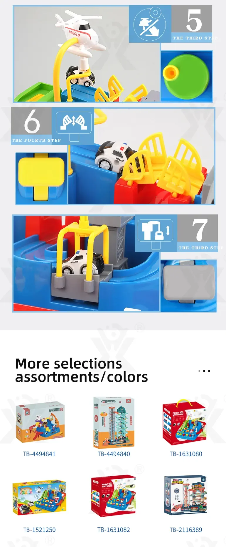 Kids Race Track Car Adventure Toy-Educational Toys China Manufacturers (TB-1631082) — illustrated product details, panel 6