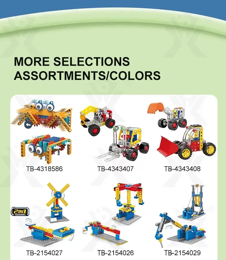 STEM Motorized Building Blocks Set -Educational Toys Chinese Manufacturers (TB-4463536) — illustrated product details, panel 10