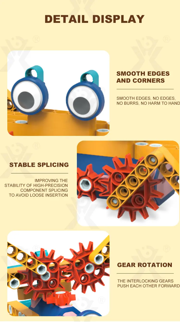 STEM Motorized Building Blocks Set -Educational Toys Chinese Manufacturers (TB-4463536) — illustrated product details, panel 12