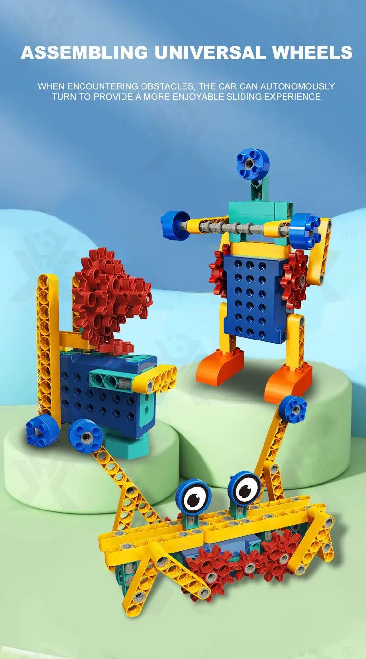 STEM Motorized Building Blocks Set -Educational Toys Chinese Manufacturers (TB-4463536) — illustrated product details, panel 6