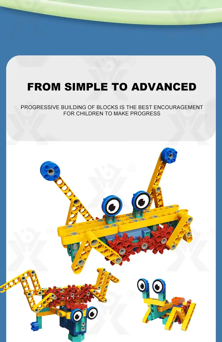 STEM Motorized Building Blocks Set -Educational Toys Chinese Manufacturers (TB-4463536) — illustrated product details, panel 7