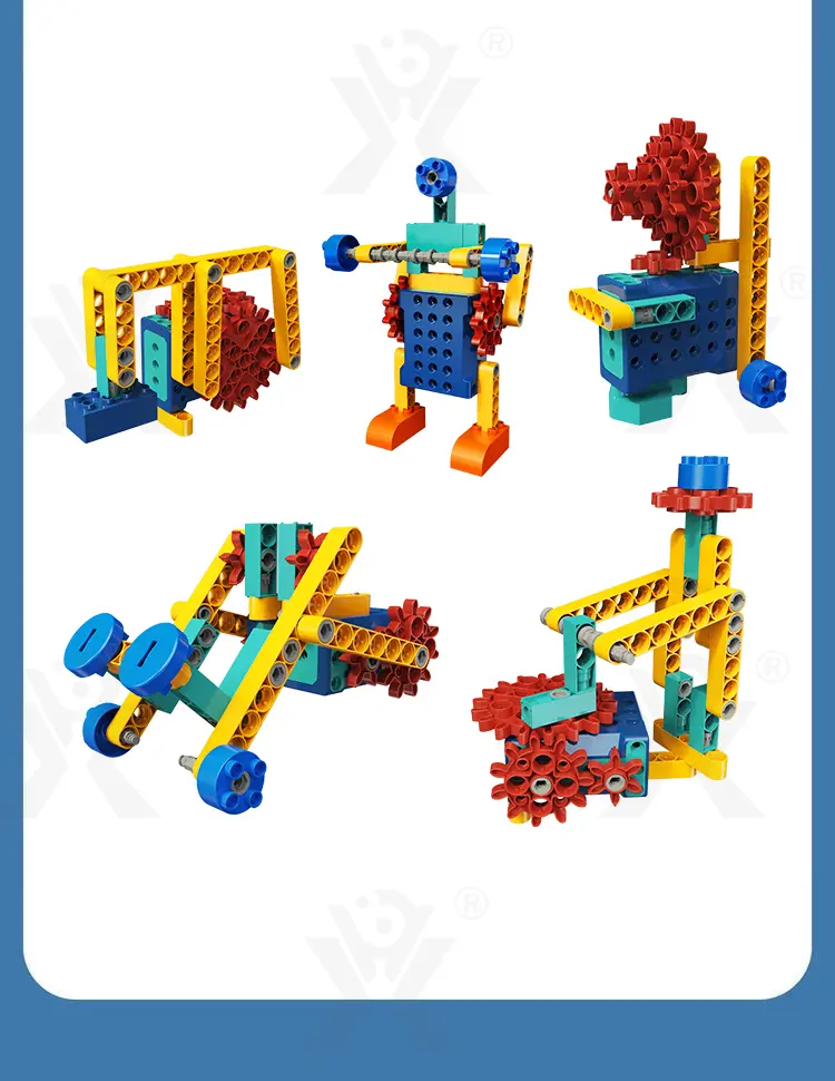 STEM Motorized Building Blocks Set -Educational Toys Chinese Manufacturers (TB-4463536) — illustrated product details, panel 9