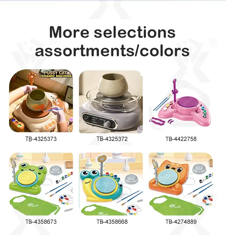 Pottery Machine Toy, Snail Shaped, For Kids (TB-4358668) — illustrated product details, panel 10