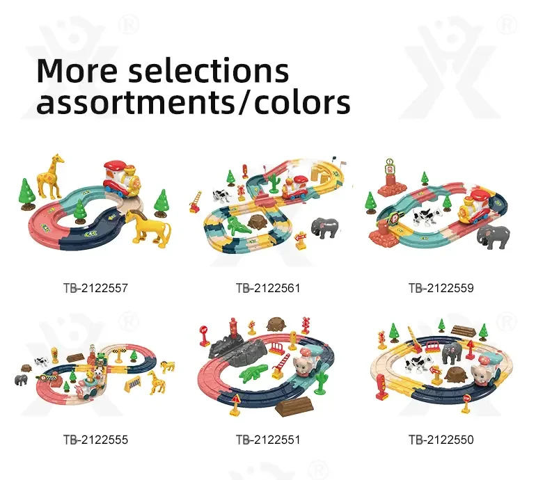 Light Music Train Track Set, 47 pcs (TB-2122555) — illustrated product details, panel 6