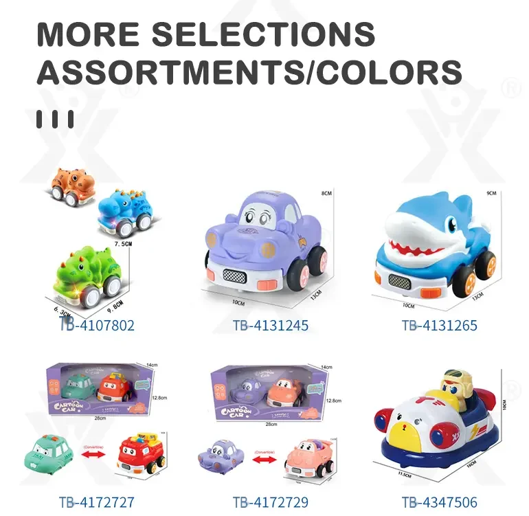 Two Way RC Racing Car Toy, Cartoon Body, Light, and Music (TB-2153429) — illustrated product details, panel 9