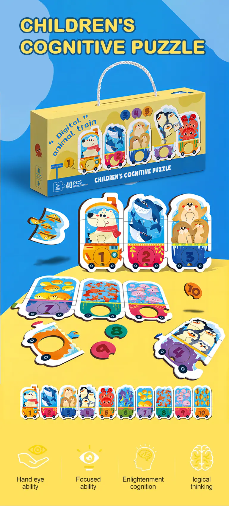 Cognitive Puzzle Game for Kids (TB-4275796) — illustrated product details, panel 1