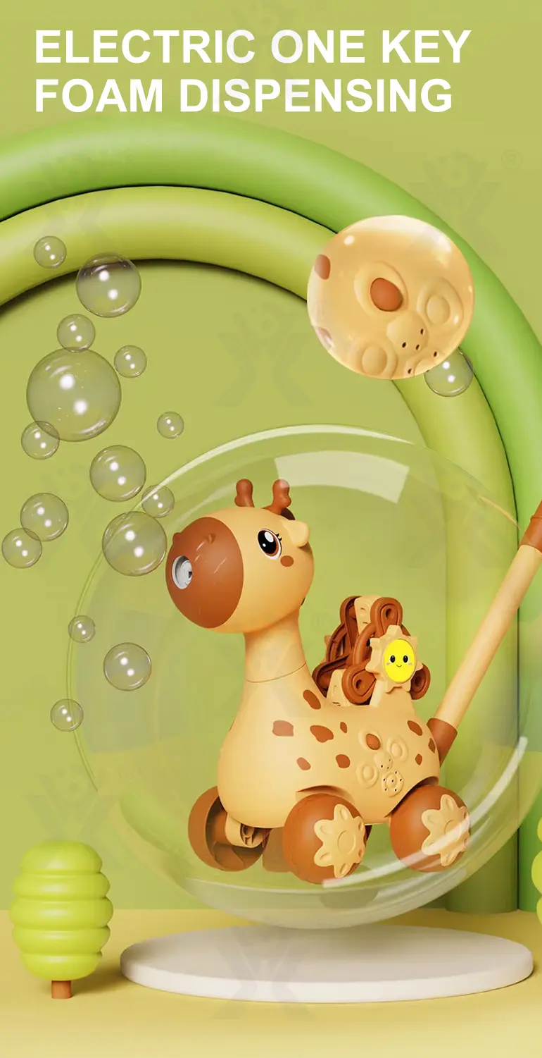 Deer Bubble Trolley, Baby Walker Supply (TB-4888565) — illustrated product details, panel 3
