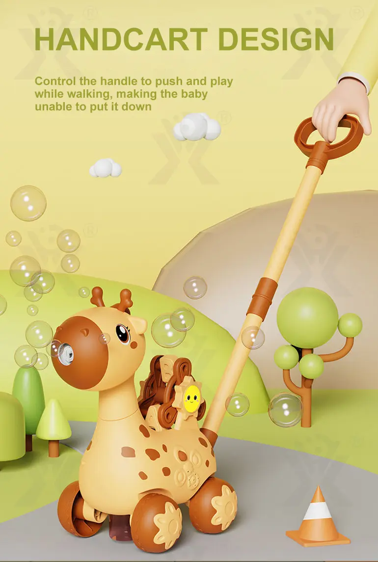 Deer Bubble Trolley, Baby Walker Supply (TB-4888565) — illustrated product details, panel 4