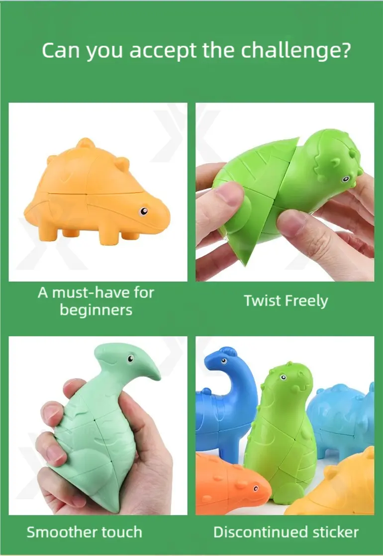 Dinosaur Shape Magic Cube Toy (TB-4491853) — illustrated product details, panel 5