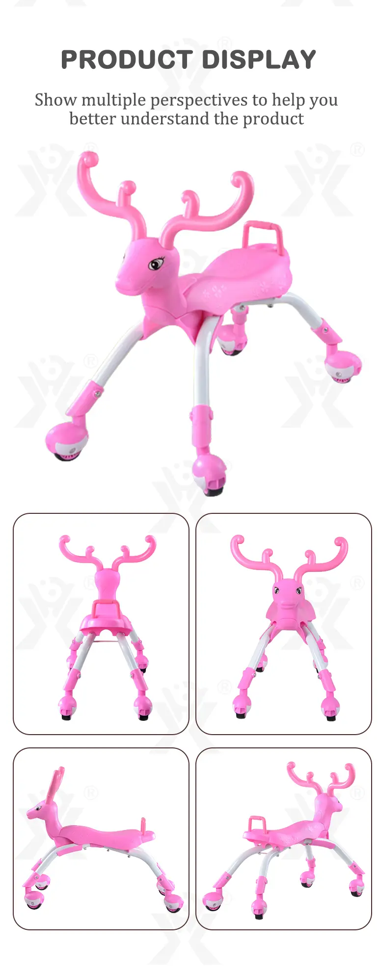 Sliding Deer Scooter (TB-1250738) — illustrated product details, panel 6
