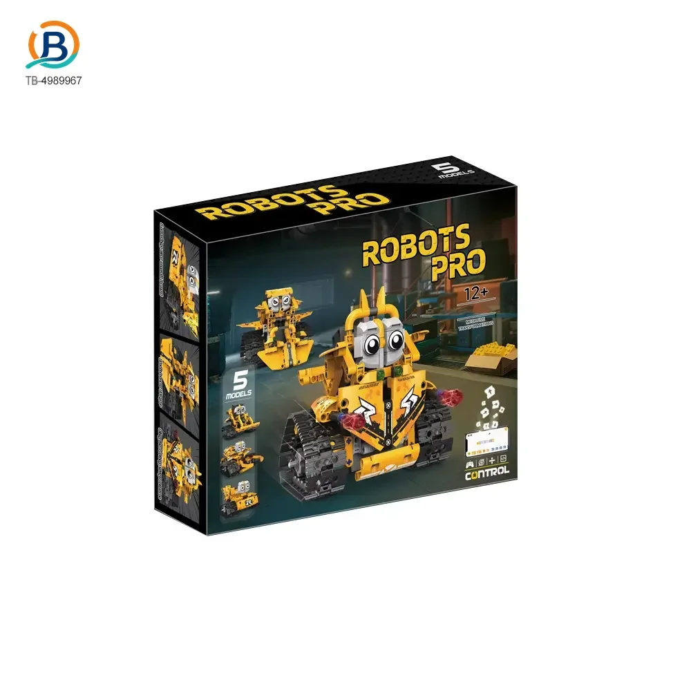 5-in-1 Robot Building Set, Remote and App Control Compatible (TB-4989967) — product photograph 5