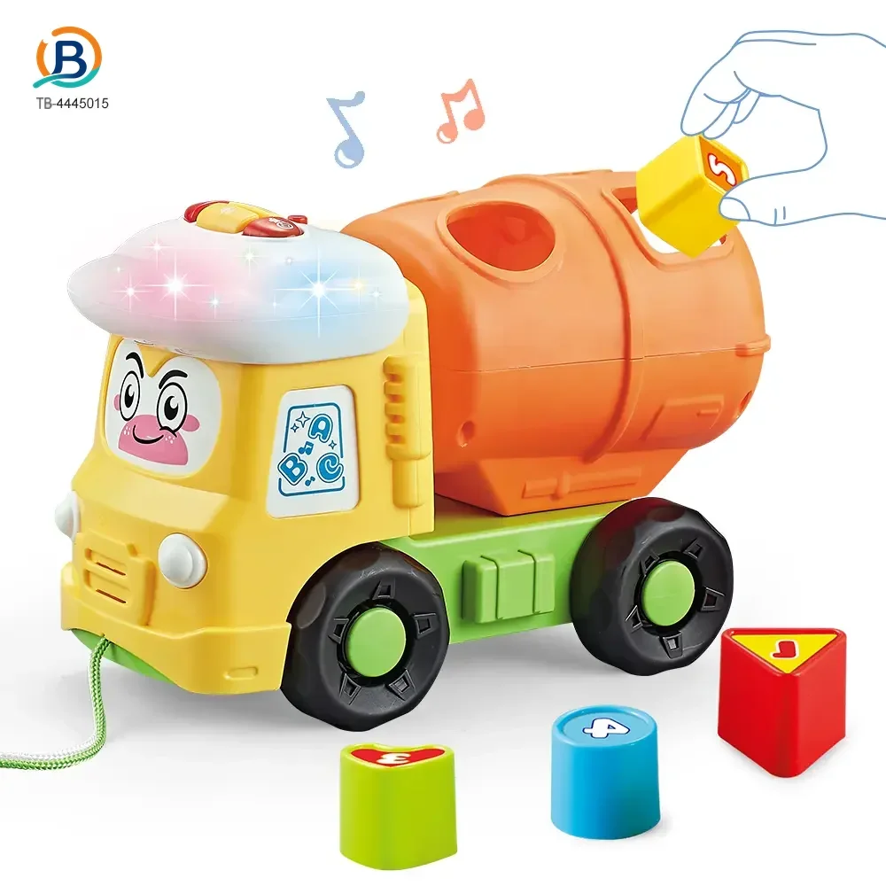 Shape Matching Vehicle Toy, Musical Building Block Car Toy (TB-4445015) — product photograph 1