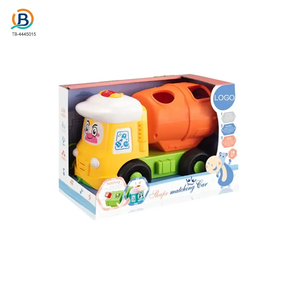 Shape Matching Vehicle Toy, Musical Building Block Car Toy (TB-4445015) — product photograph 3