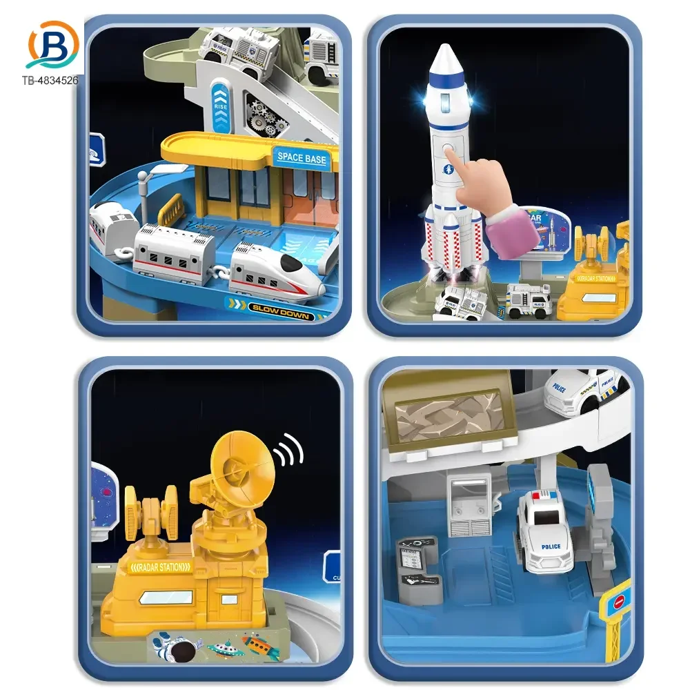 Space-Themed Track Toy Set (TB-4834526) — product photograph 3