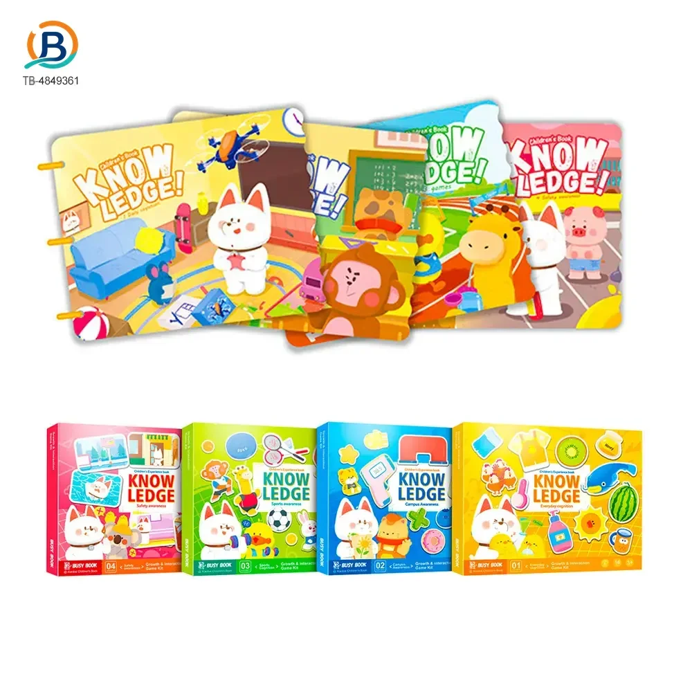 Educational Cognitive Sticker Book-Educational Toys For Infants (TB-4849361) — product photograph 1