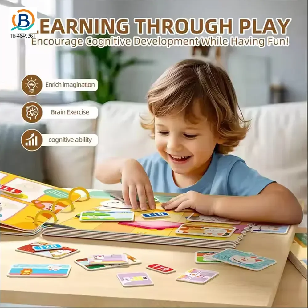 Educational Cognitive Sticker Book-Educational Toys For Infants (TB-4849361) — product photograph 3