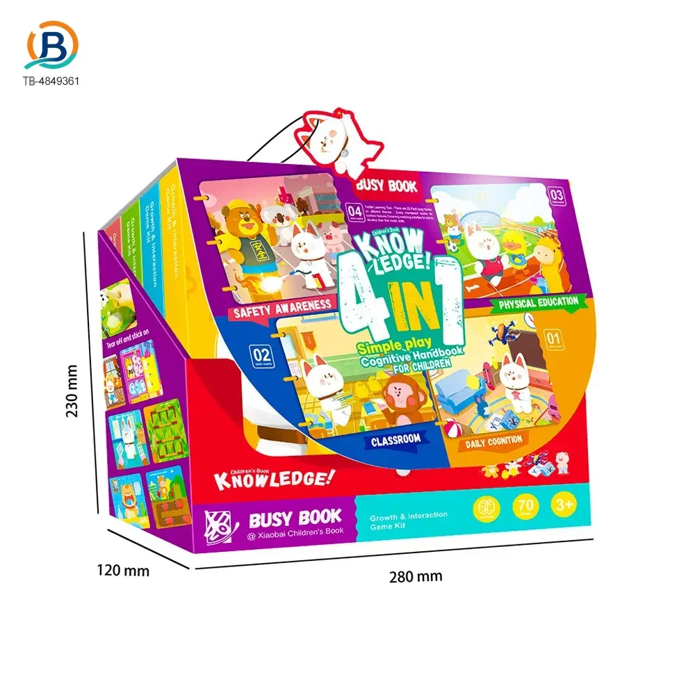 Educational Cognitive Sticker Book-Educational Toys For Infants (TB-4849361) — product photograph 5