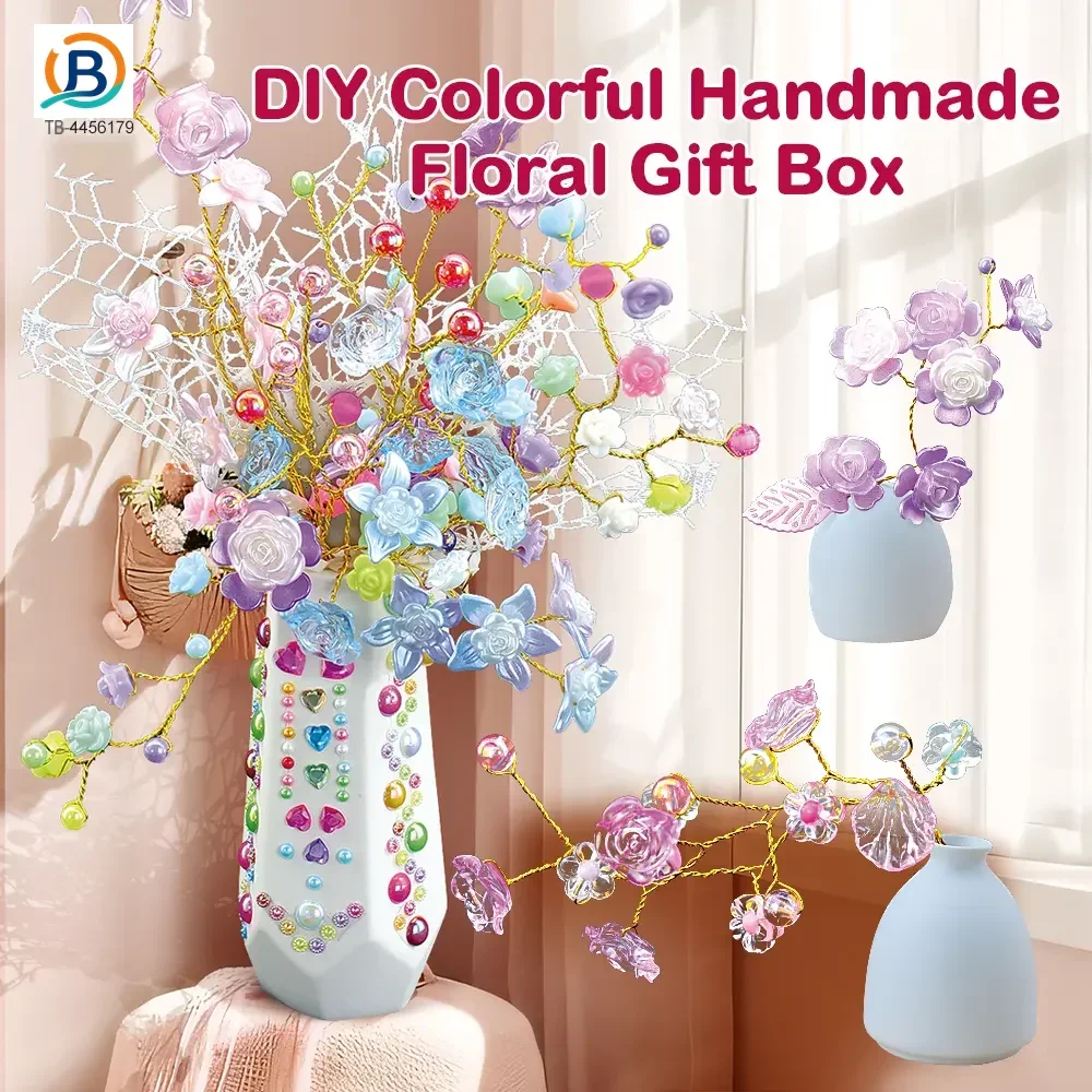 DIY Handmade Floral Toy, Beaded Bouquet Craft Kit (TB-4456179) — product photograph 2
