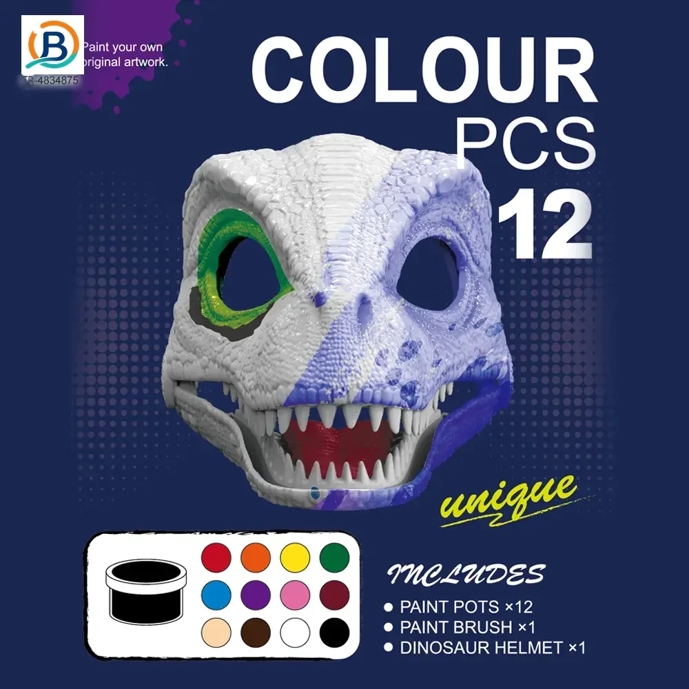 DIY Dinosaur Mask with Movable Jaw (TB-4934208) — product photograph 2