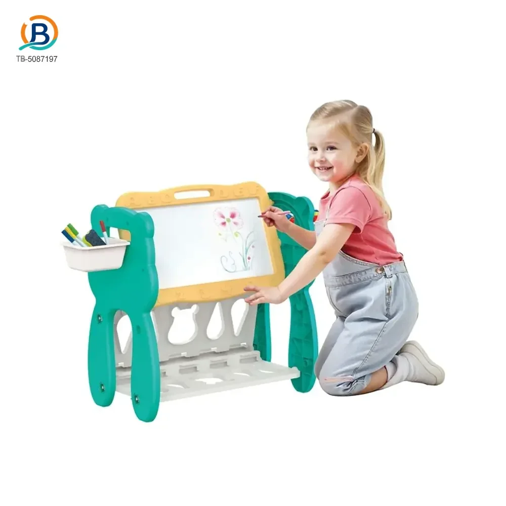Multi-Functional Learning Table & Art Easel, Drawing Board & Building Blocks Set Toy- Educational Toys Factory Supply (TB-5087197) — product photograph 2