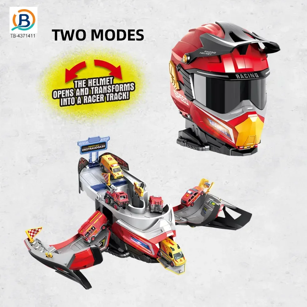 2-in-1 Helmet Transforms Racer Track Set (TB-4371411) — product photograph 3