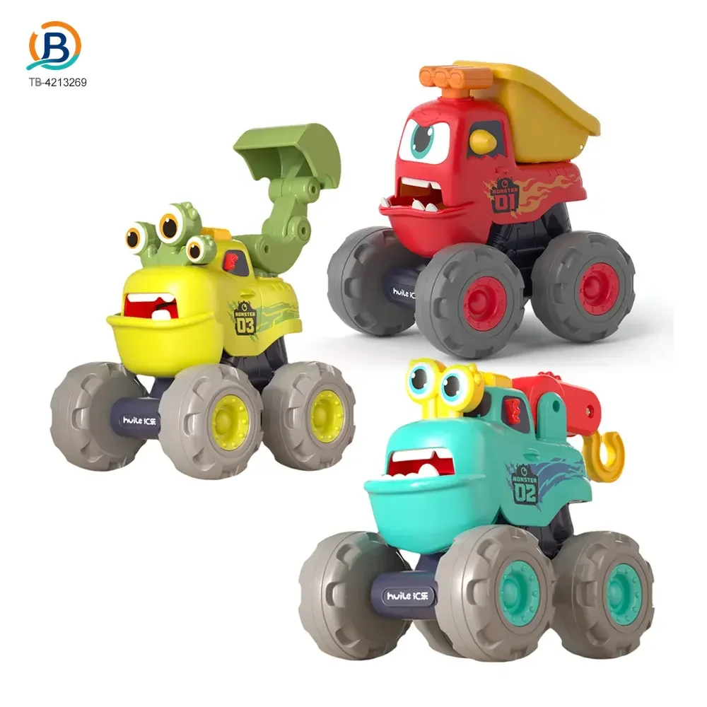 Pull Back Monster Car Toy, Fun Monster Construction Truck (TB-4213269) — product photograph 1