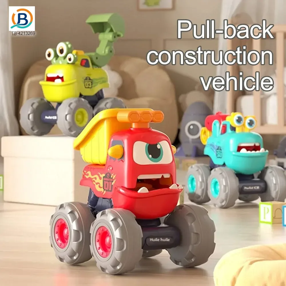 Pull Back Monster Car Toy, Fun Monster Construction Truck (TB-4213269) — product photograph 2