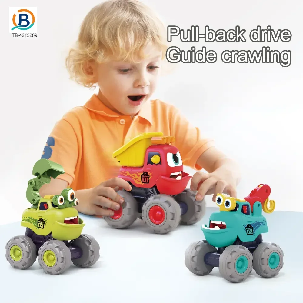 Pull Back Monster Car Toy, Fun Monster Construction Truck (TB-4213269) — product photograph 3