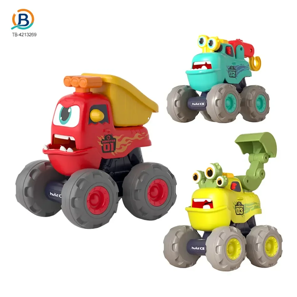 Pull Back Monster Car Toy, Fun Monster Construction Truck (TB-4213269) — product photograph 7