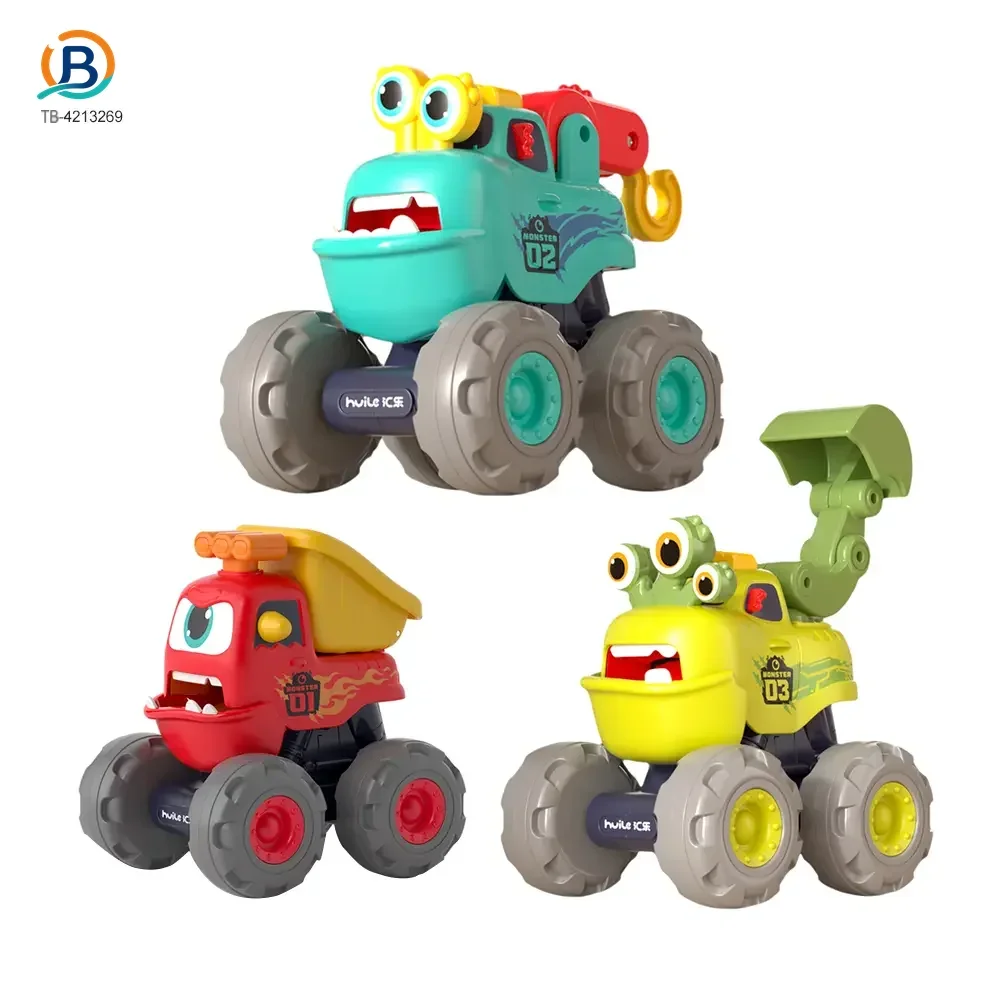 Pull Back Monster Car Toy, Fun Monster Construction Truck (TB-4213269) — product photograph 8