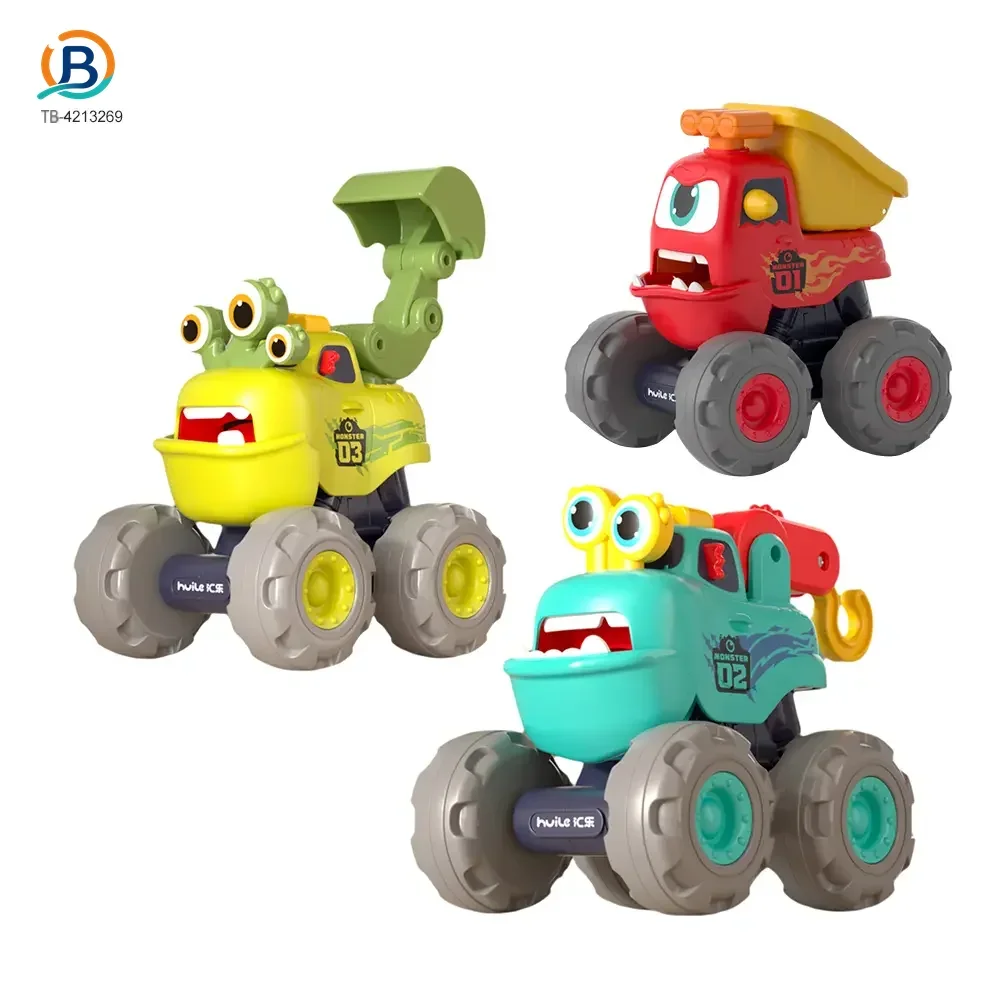 Pull Back Monster Car Toy, Fun Monster Construction Truck (TB-4213269) — product photograph 9