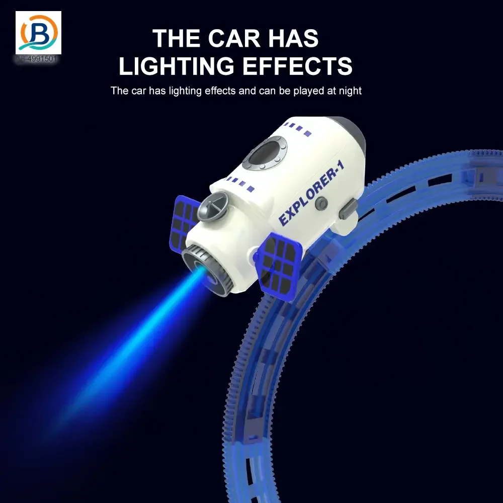 Plastic Space Theme Assemble Building Block Electric Track Toy Set (TB-4991501) — product photograph 7