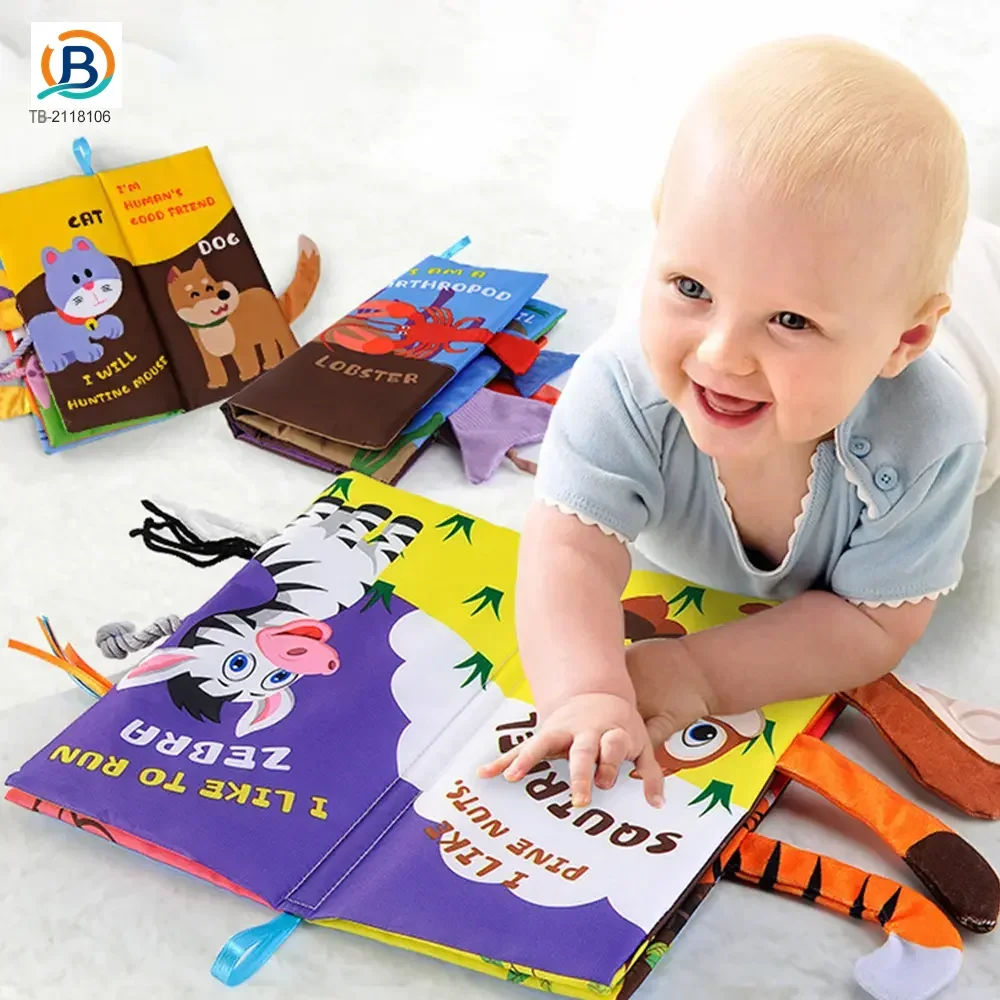 Animal Washable Tails Cloth Book Touch (TB-2118106) — product photograph 5