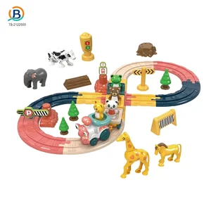 Wholesale Light Music Train Track Set, 47 pcs – DIY Track Toy Supplier