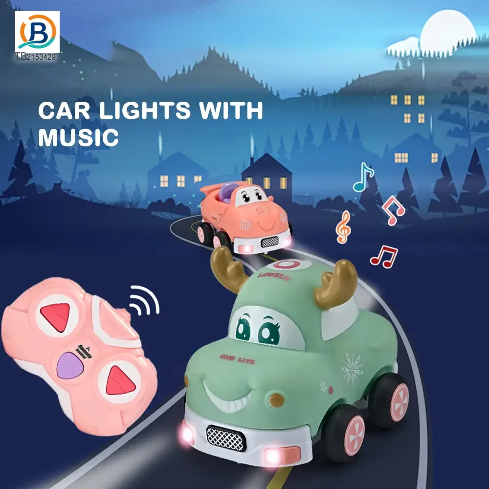 Two Way RC Racing Car Toy, Cartoon Body, Light, and Music (TB-2153429) — product photograph 4