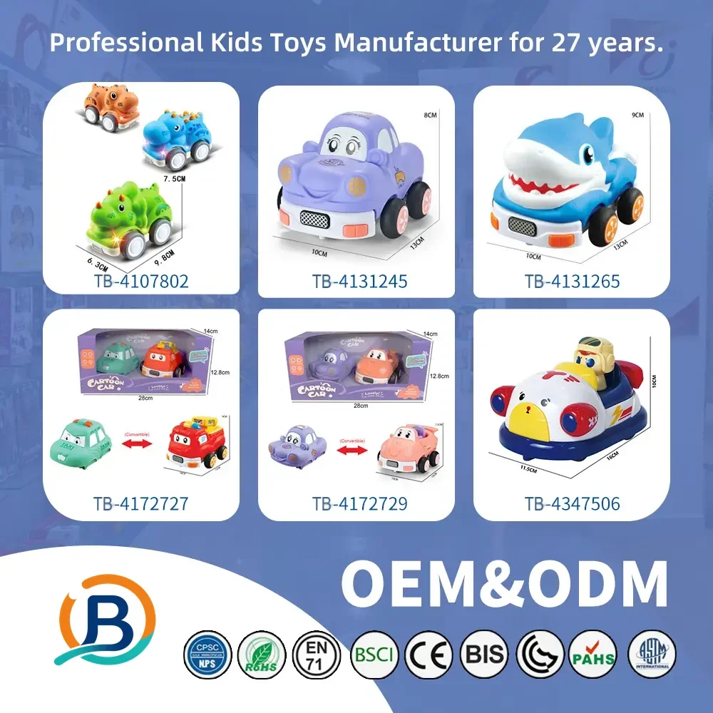 Two Way RC Racing Car Toy, Cartoon Body, Light, and Music (TB-2153429) — product photograph 7