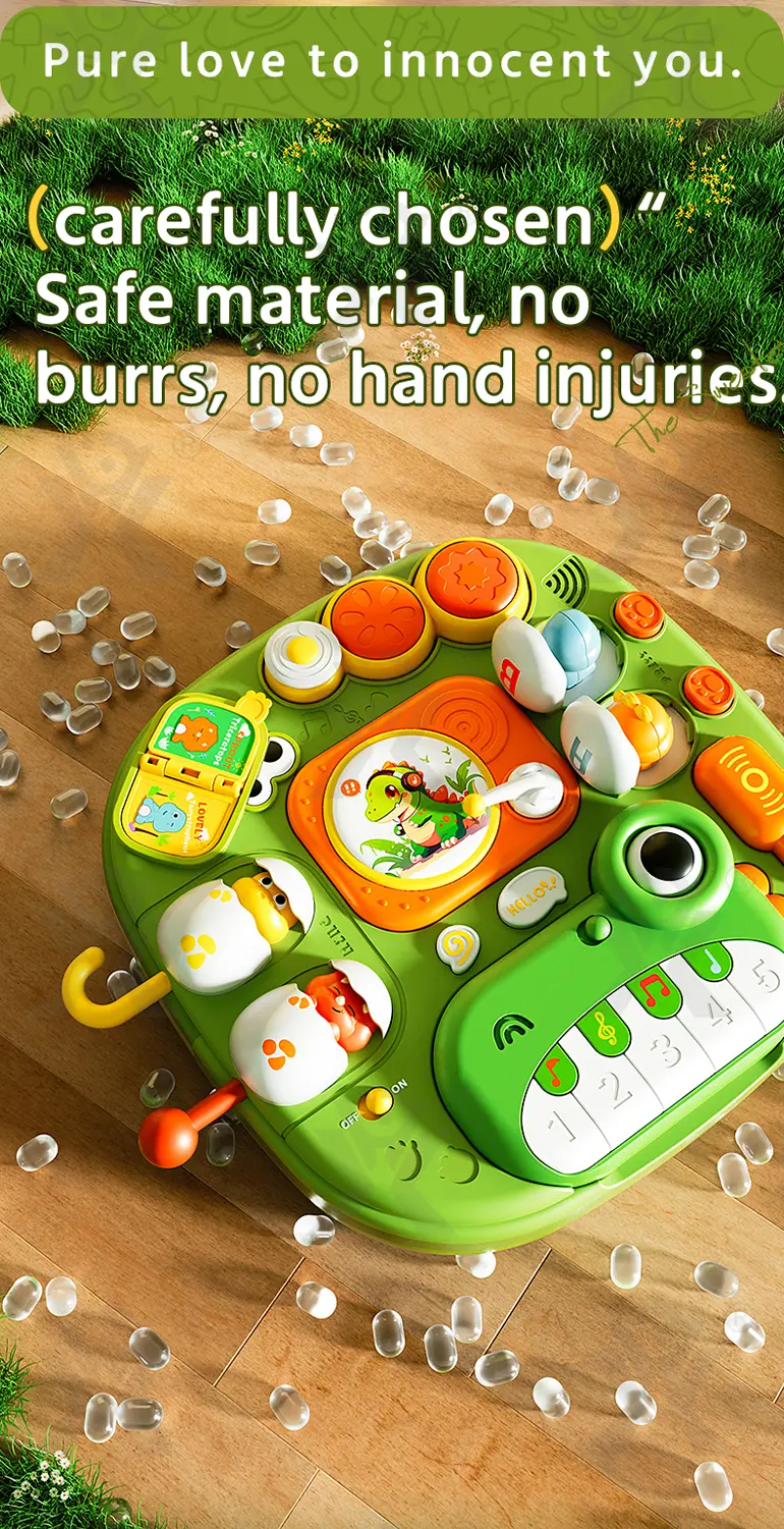 Baby Activity Center Table, Dinosaur Theme (TB-4371040) — illustrated product details, panel 10