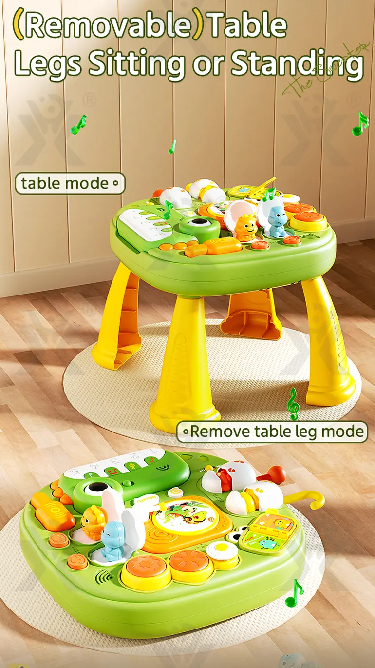 Baby Activity Center Table, Dinosaur Theme (TB-4371040) — illustrated product details, panel 3