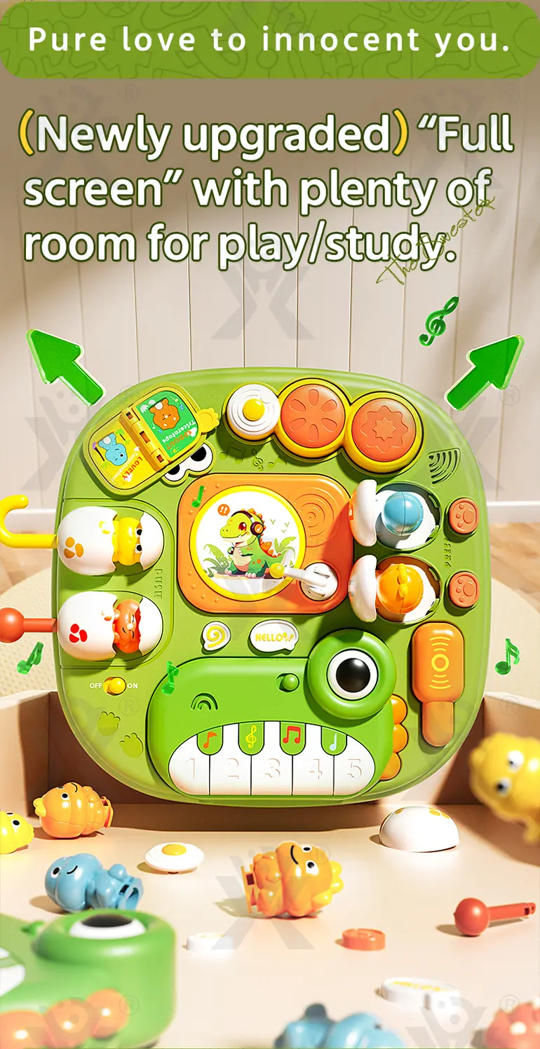 Baby Activity Center Table, Dinosaur Theme (TB-4371040) — illustrated product details, panel 4
