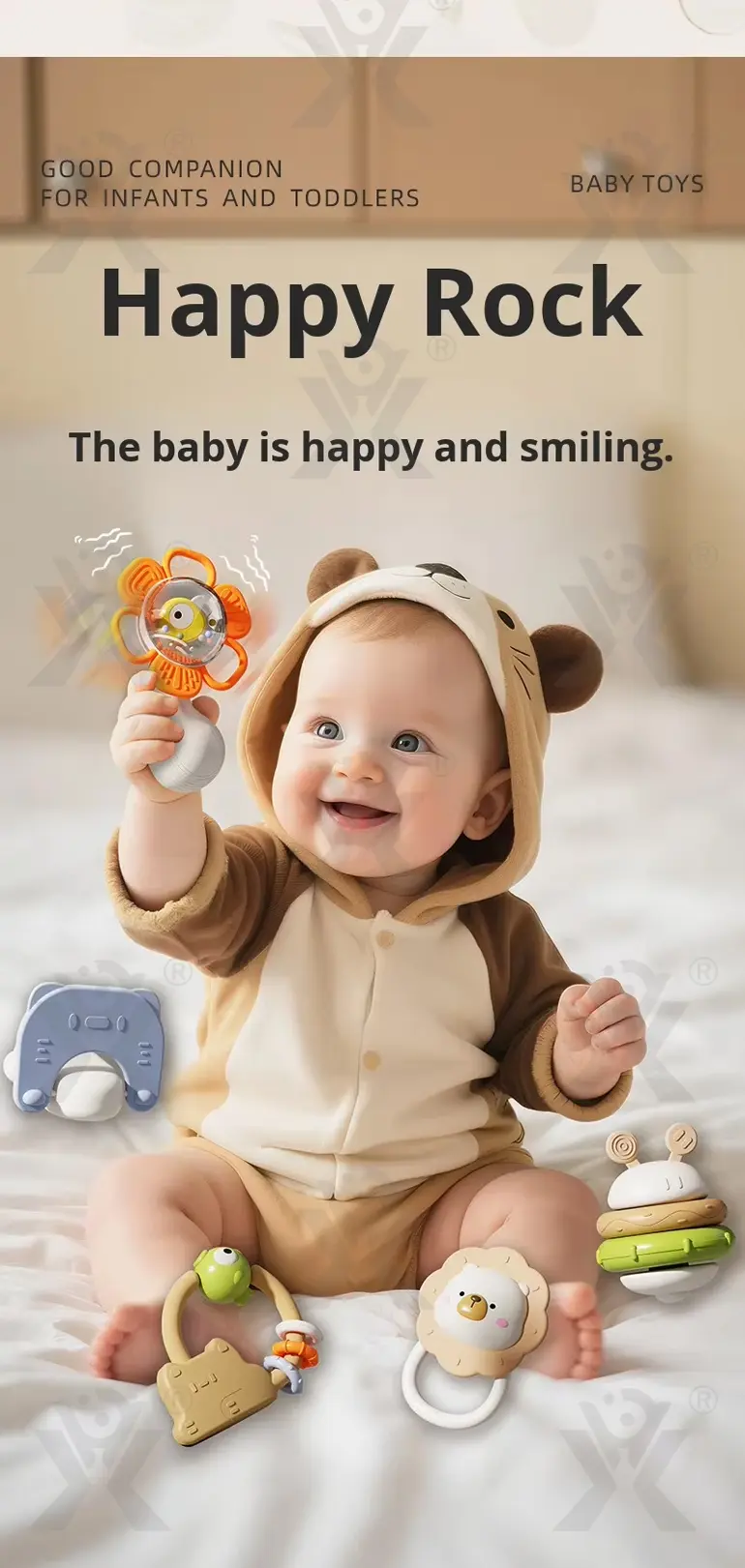 Baby Rattles Teethers Set with Storage Box, Infant Sensory Toys-toys for babies 6-12 months (TB-5105663) — illustrated product details, panel 6