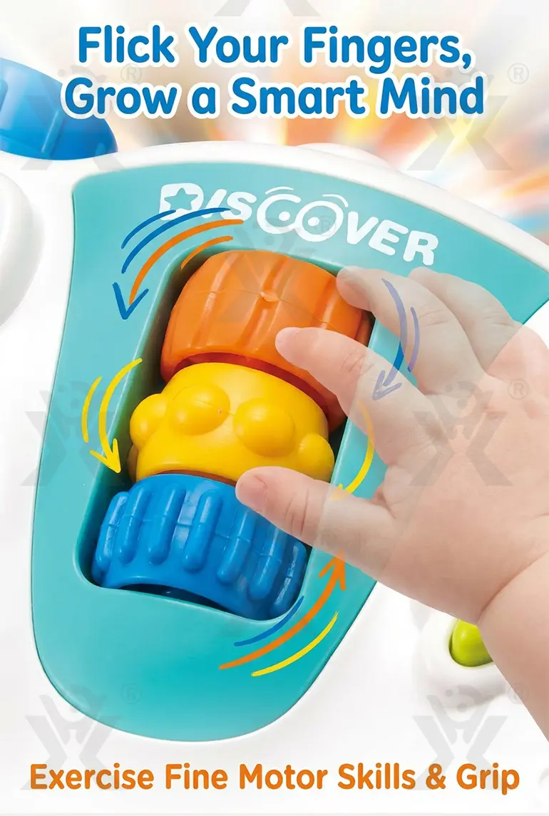 Baby Telescope Toy With Sound & Light, Toddler Interactive Learning Binoculars- Educational Toddler Toys (TB-4143340) — illustrated product details, panel 4