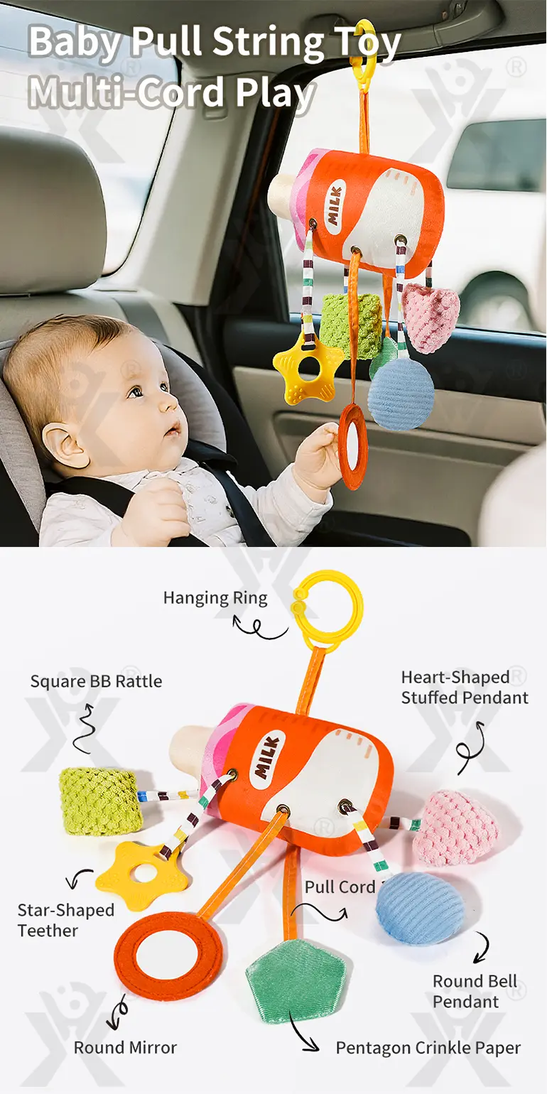 Baby Activity Pull Cord Hanging Toy (TB-5170032) — illustrated product details, panel 1