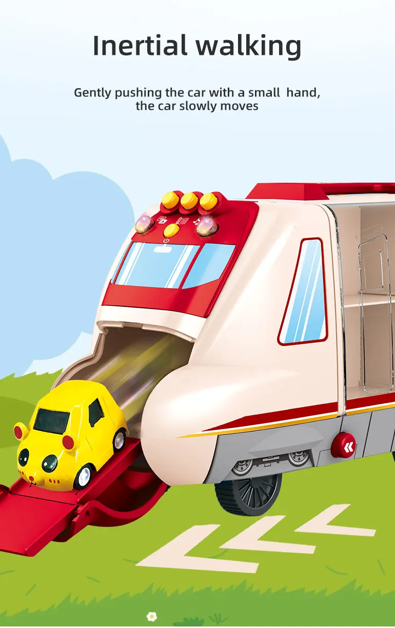 Carrier Vehicles Toy, Multifunctional Buttons, Colorful Music and Lighting (TB-4351714) — illustrated product details, panel 4