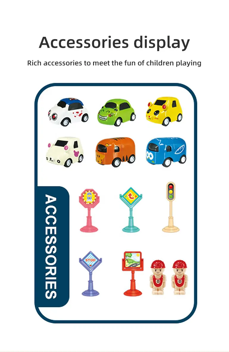 Carrier Vehicles Toy, Multifunctional Buttons, Colorful Music and Lighting (TB-4351714) — illustrated product details, panel 6
