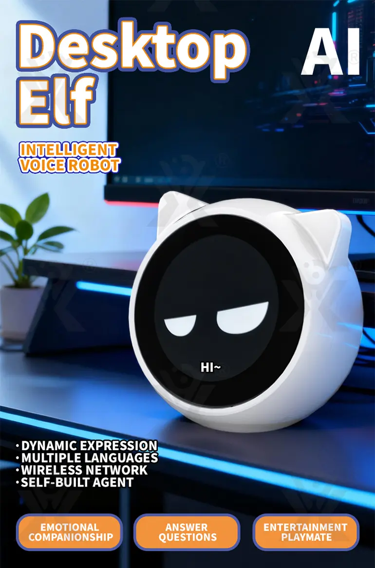 Desk AI Robot Toy (TB-5134891) — illustrated product details, panel 2