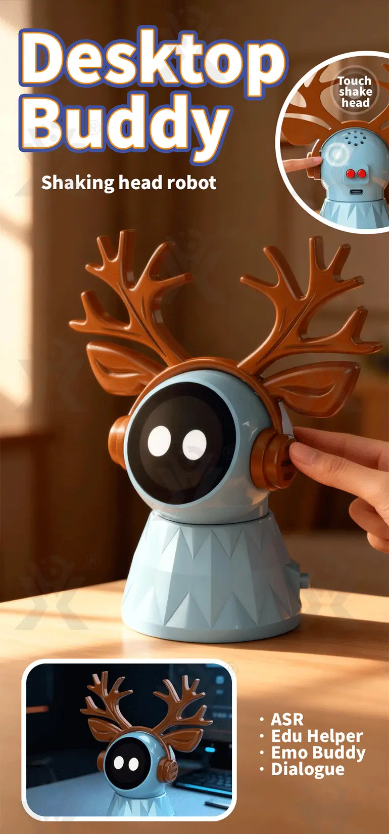 Desk AI Robot Toy (TB-5134891) — illustrated product details, panel 3